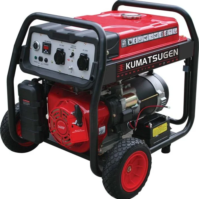 KUMATSUGEN GB8500MP Γεννήτρια Βενζίνης, AVR, 8,1Kva/16Hp Με Μίζα Και Μπαταρία KUMATSUGEN